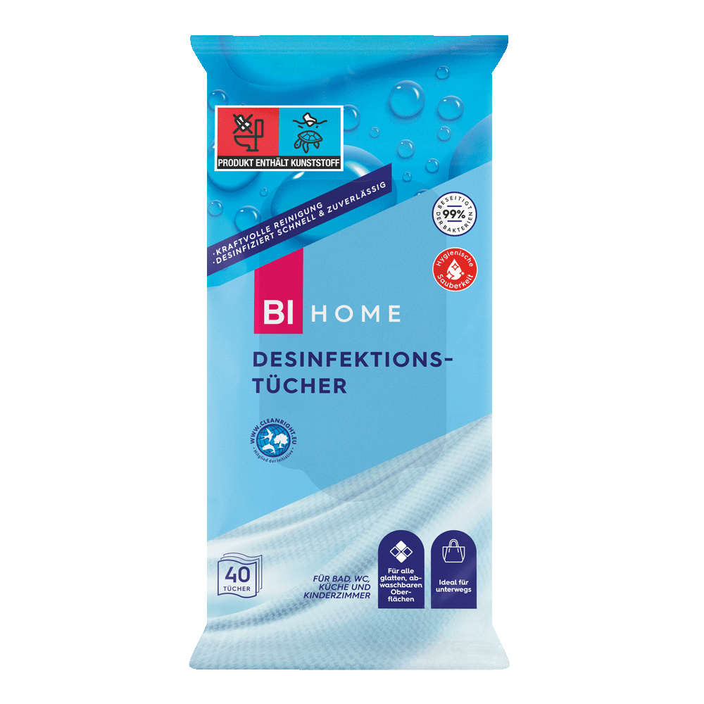 Bild: BI HOME Desinfektionstücher