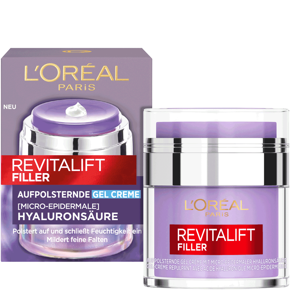 Bild: L'ORÉAL PARIS Revitalift Filler Gesichtsgel Hyaluronsäure