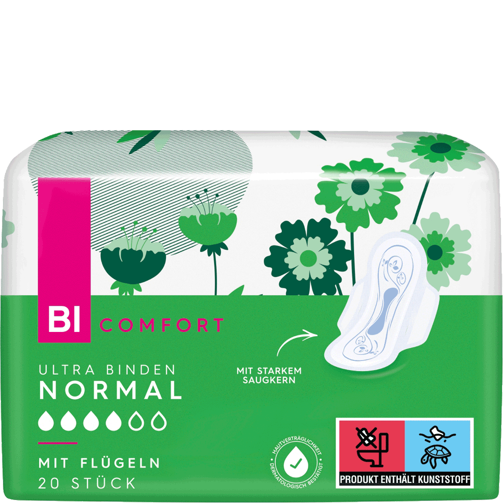 Bild: BI COMFORT Ultra Binden Normal mit Flügeln