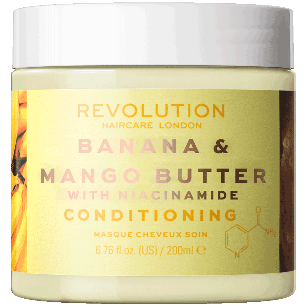 Bild: REVOLUTION Haircare Haarmaske Banane & Mango Butter 