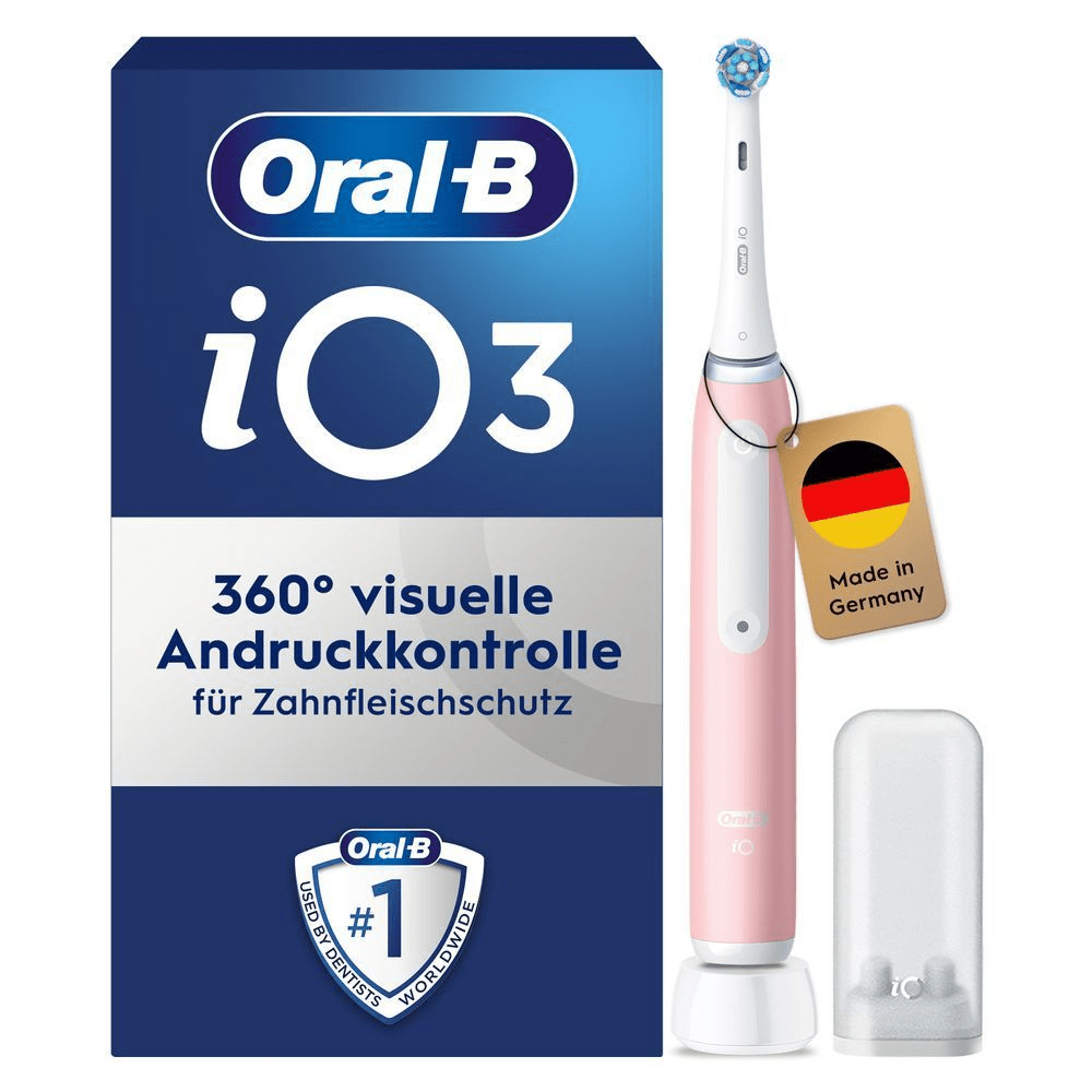 Bild: Oral-B iO Series 3 Elektrische Zahnbürste, Blush Pink 