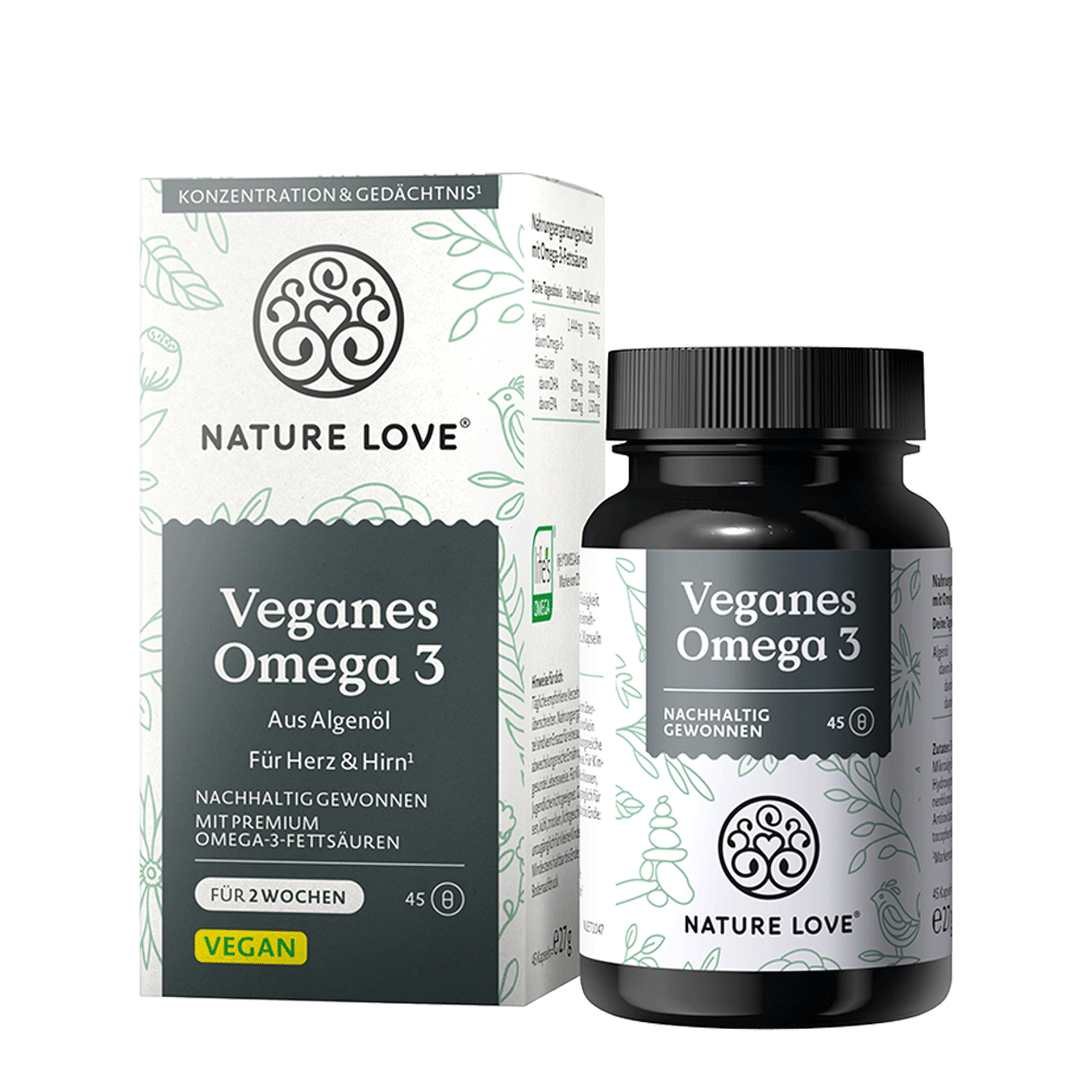 Bild: NATURE LOVE Veganes Omega 3 
