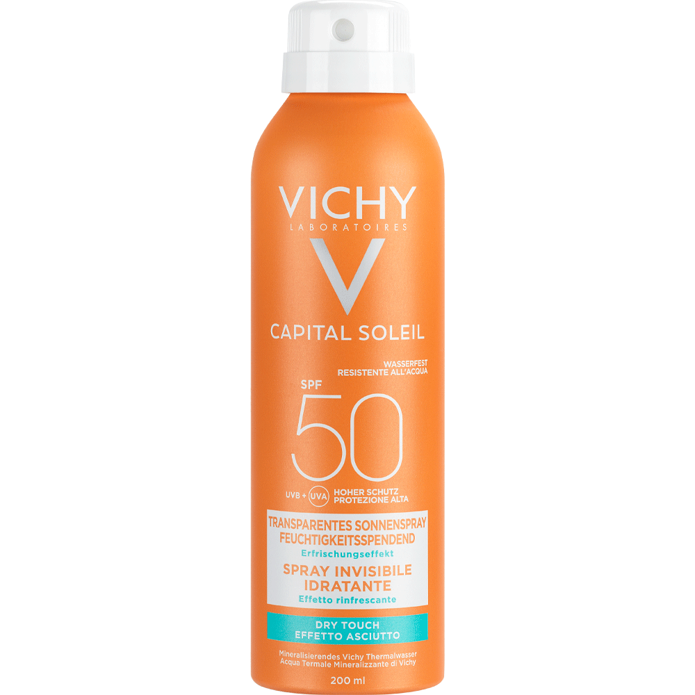 Bild: Vichy Capital Soleil Transparentes Sonnenspray LSF 50