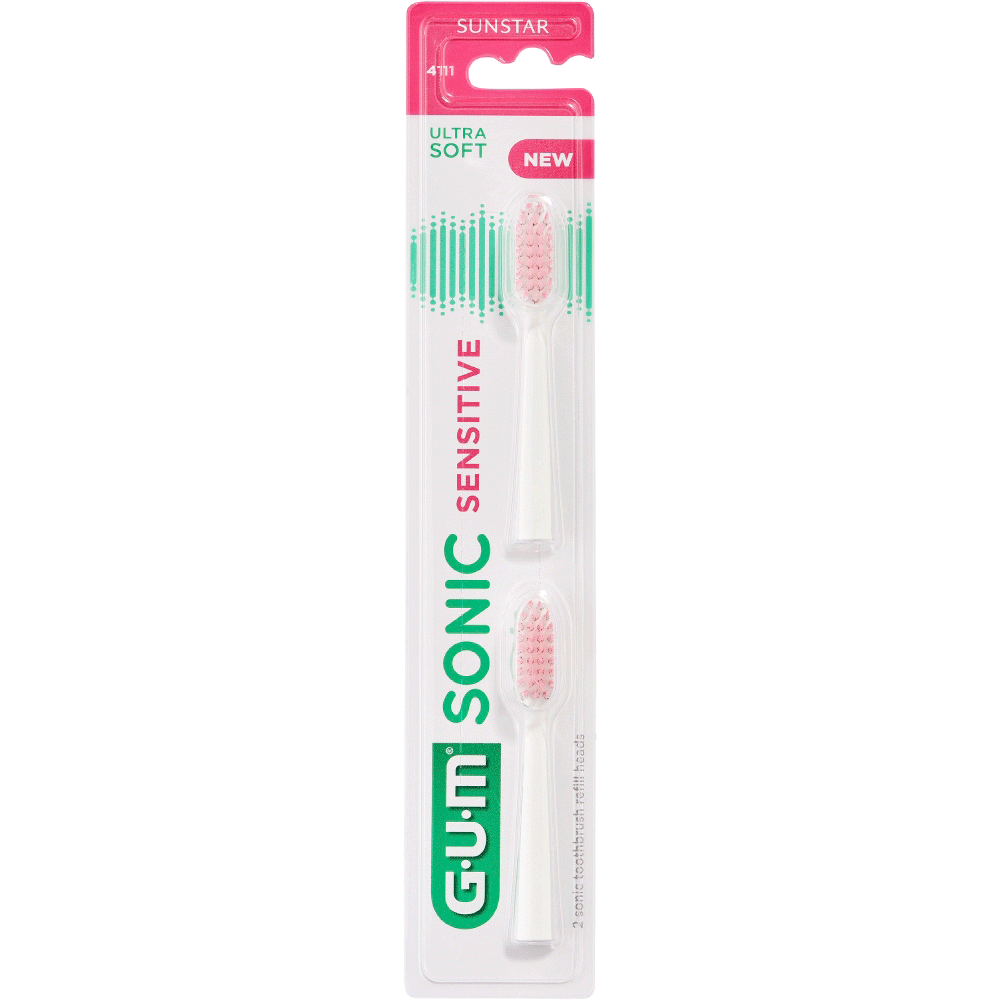 Bild: GUM SONIC Aufsteckbürsten Sensitive 