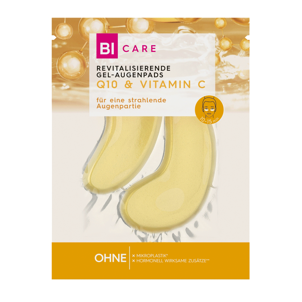 Bild: BI CARE Gel Augenpads Q10 und Vitamin C