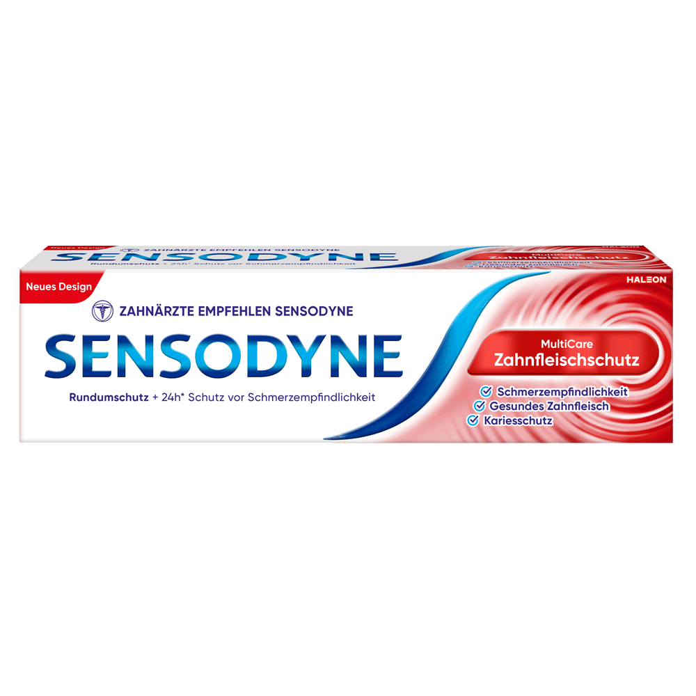 Bild: SENSODYNE Zahnpasta Multi Care Zahnfleischschutz