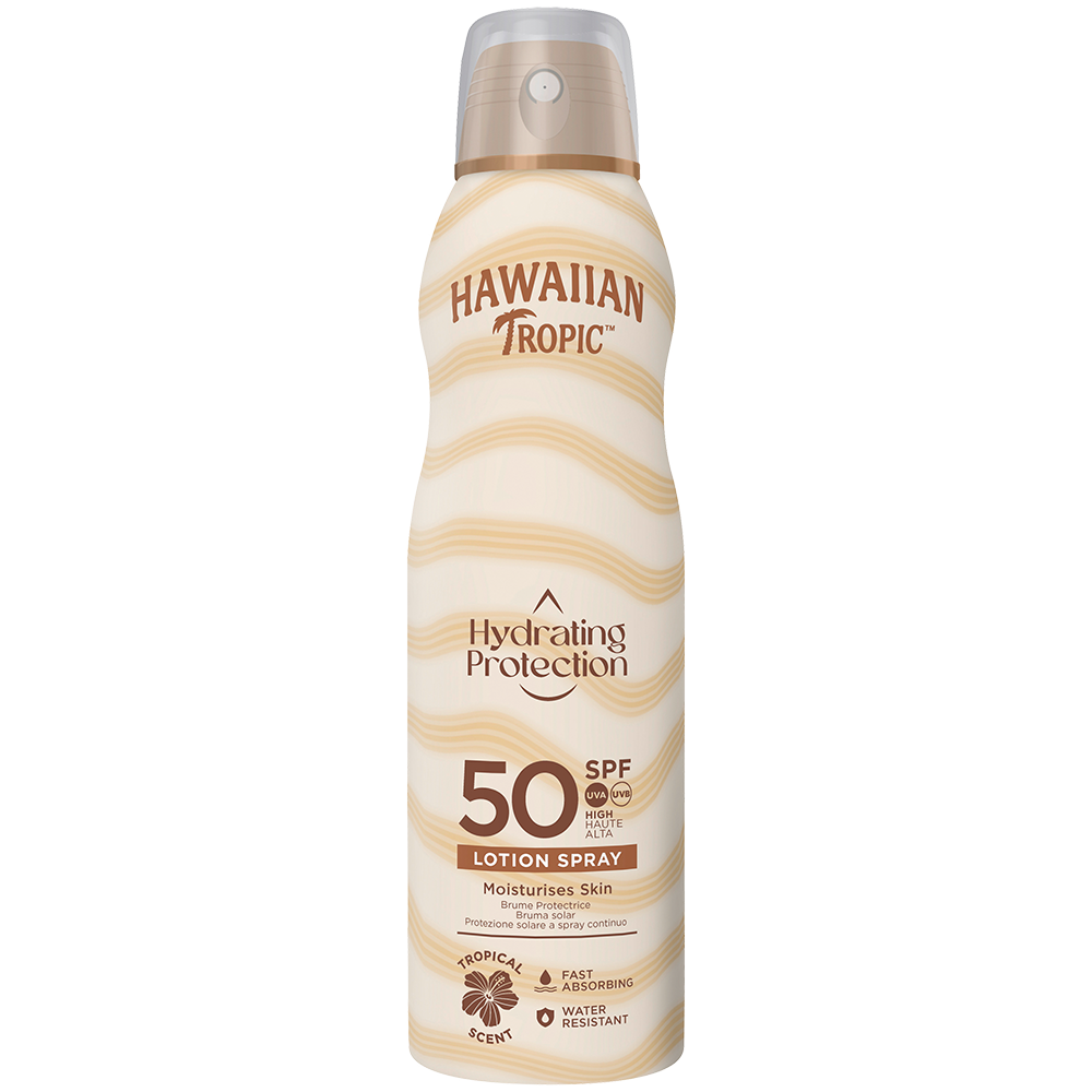 Bild: Hawaiian Tropic Lotion Spray Hydrating Protection LSF 50 