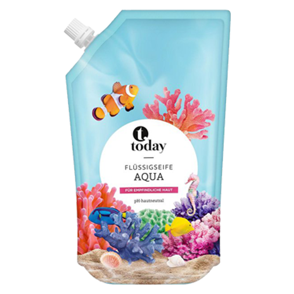 Bild: today Flüssigseife Aqua Nachfüllbeutel 