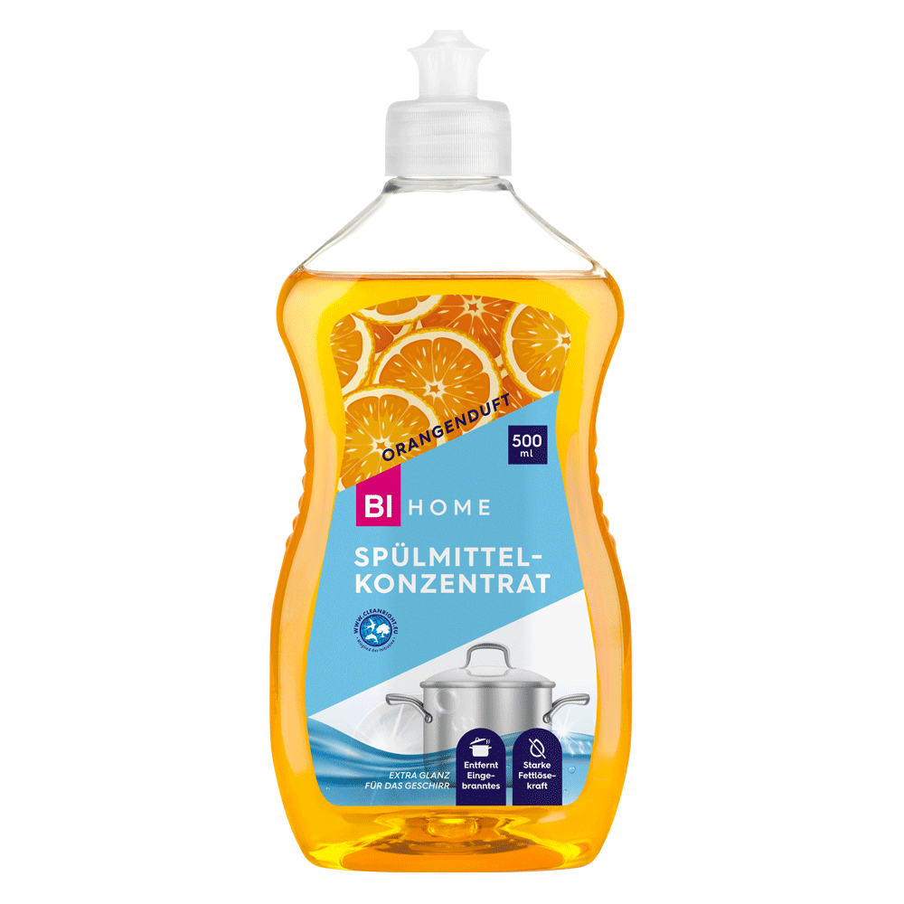 Bild: BI HOME Spülmittelkonzentrat Orangenduft 