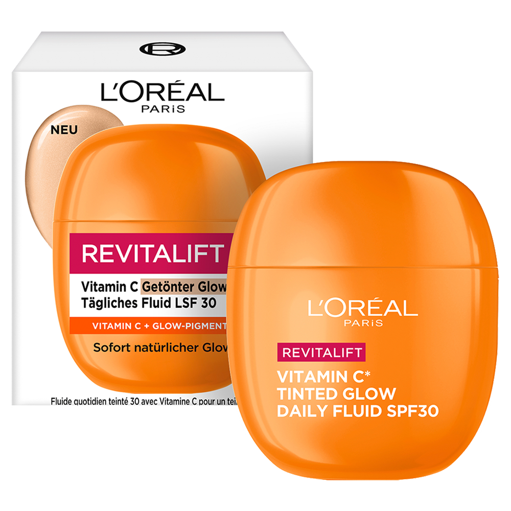 Bild: L'ORÉAL PARIS Revitalift Vitamin C Tinted Glow Day Fluid LSF 30 