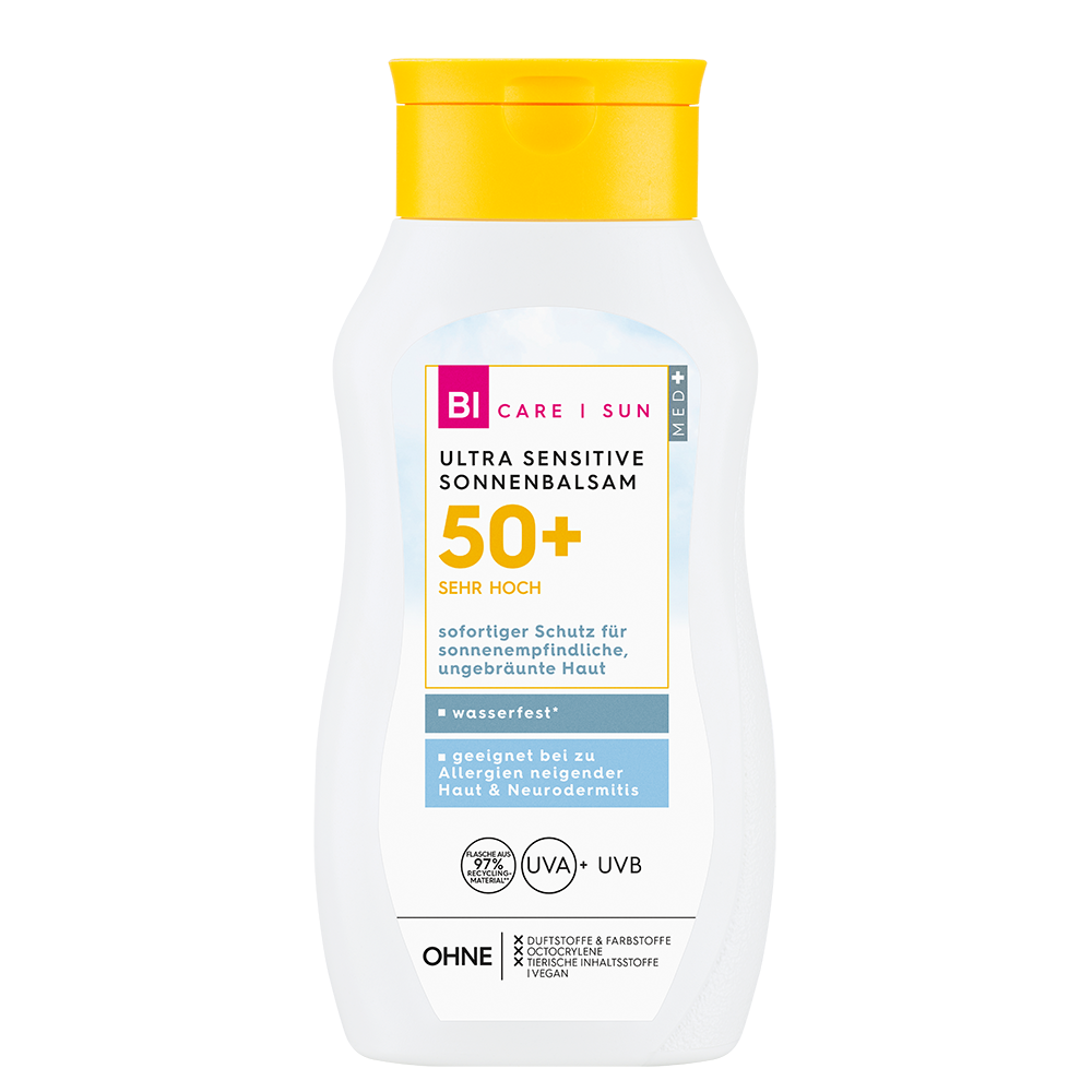 Bild: BI CARE SUN Ultra Sensitive Sonnenbalsam LSF 50+
