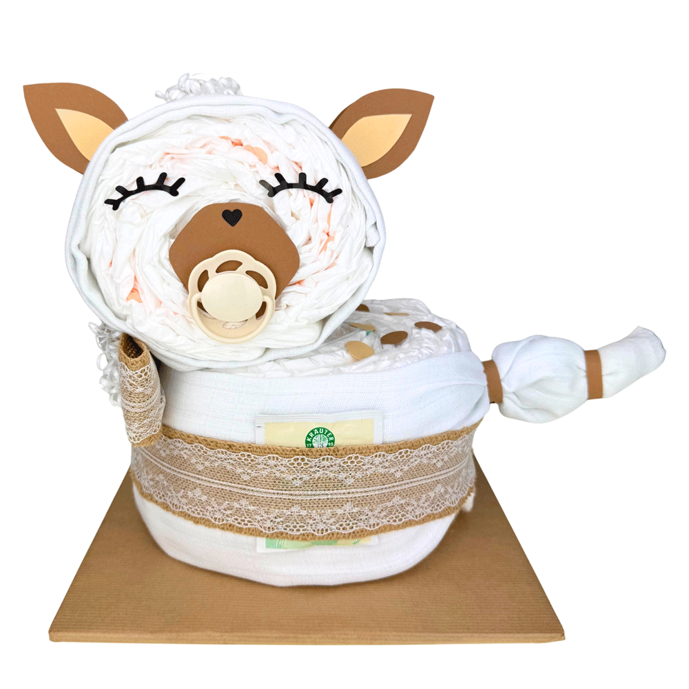 Bild: BABYWELL Windeltorte Vintage Boho 