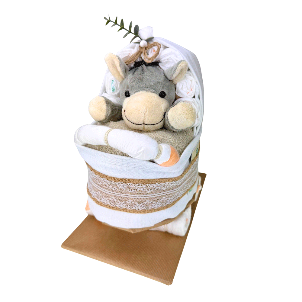 Bild: BABYWELL Windelkinderwagen Vintage Esel 