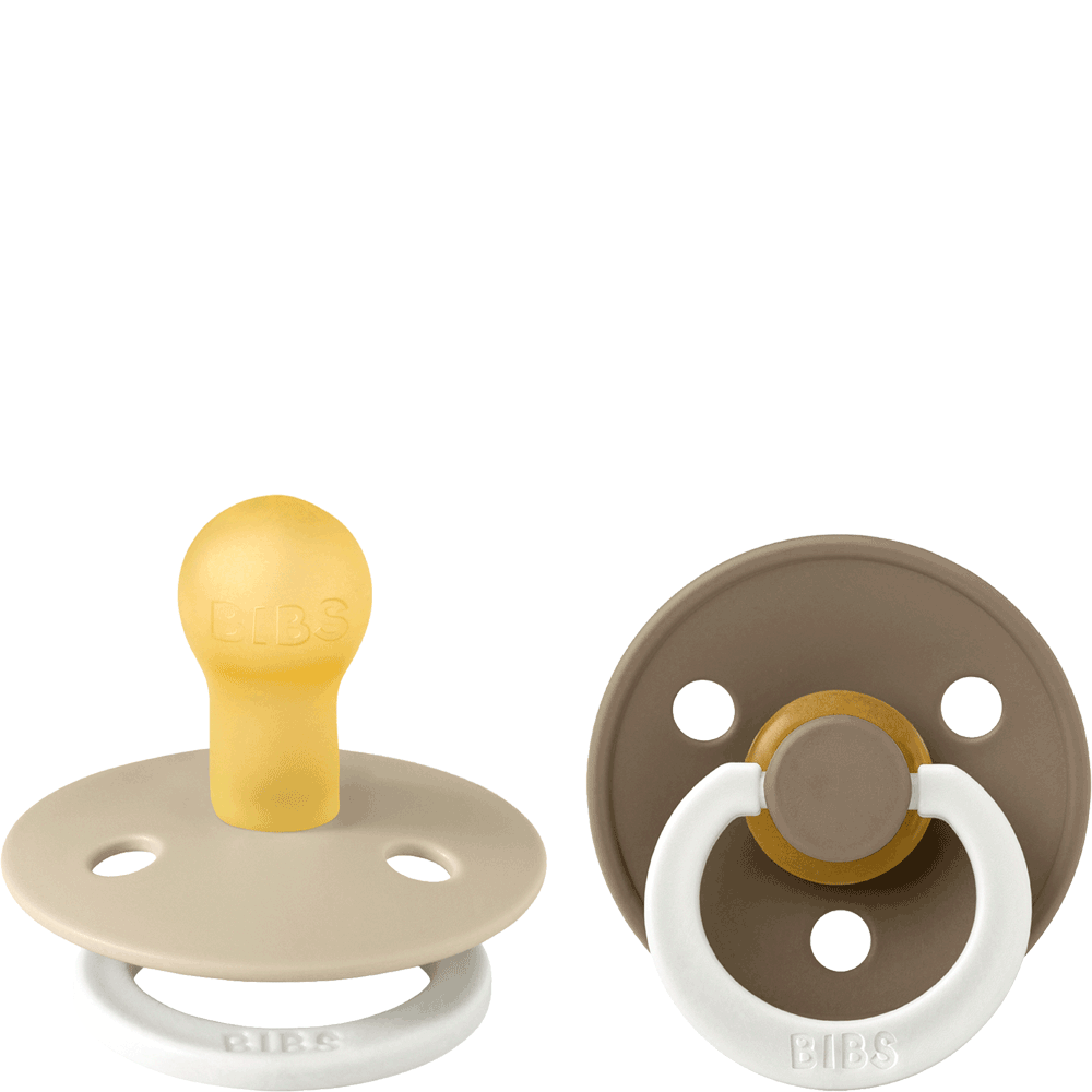 Bild: BIBS Schnuller Colour Night Dark Oak & Vanilla Glow 0-6 Monate