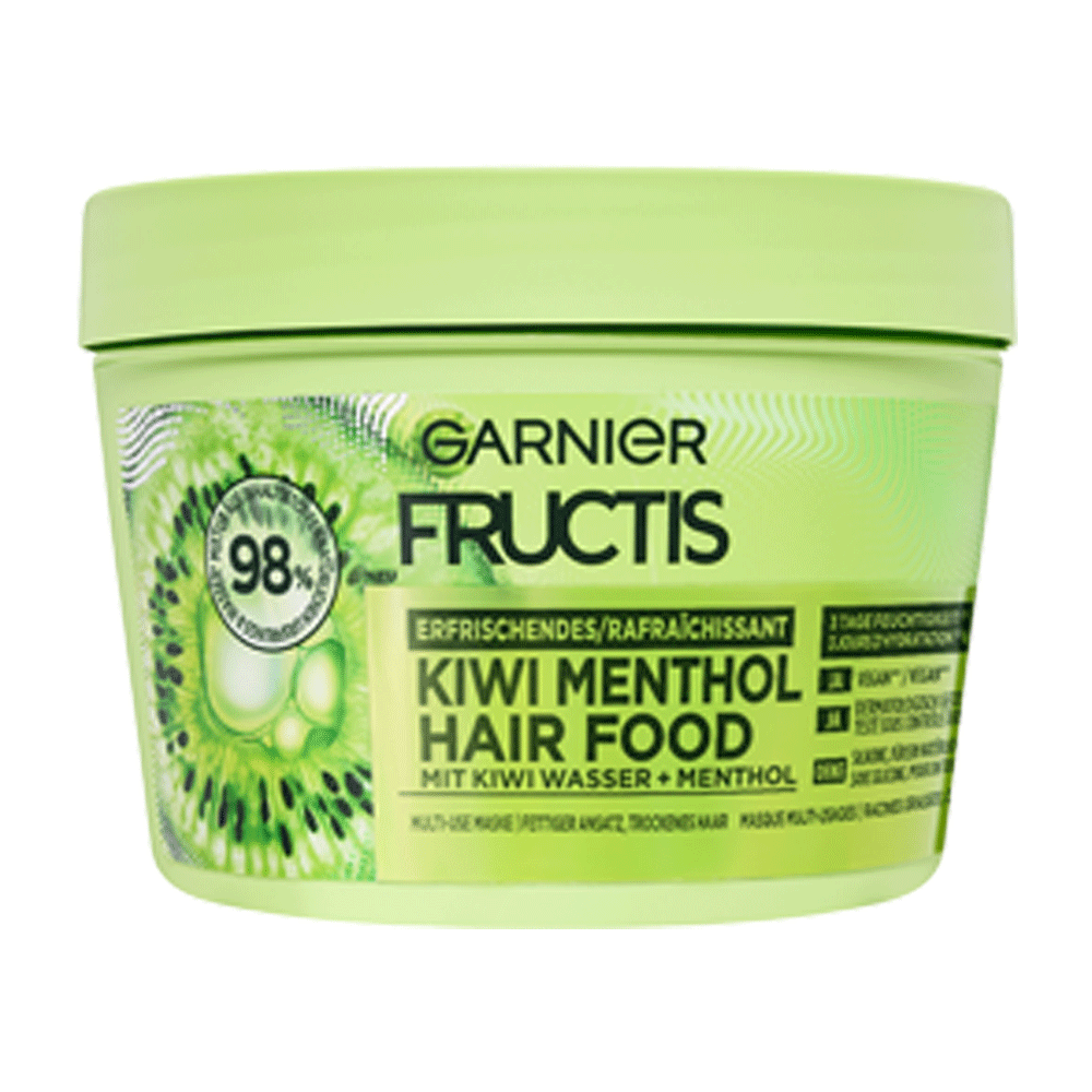 Bild: GARNIER FRUCTIS Multi-Use Haarmaske Kiwi Menthol Hair Food 