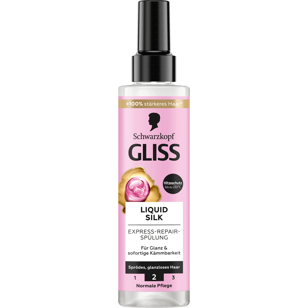 Bild: Schwarzkopf GLISS Liquid Silk Express-Repair-Spülung