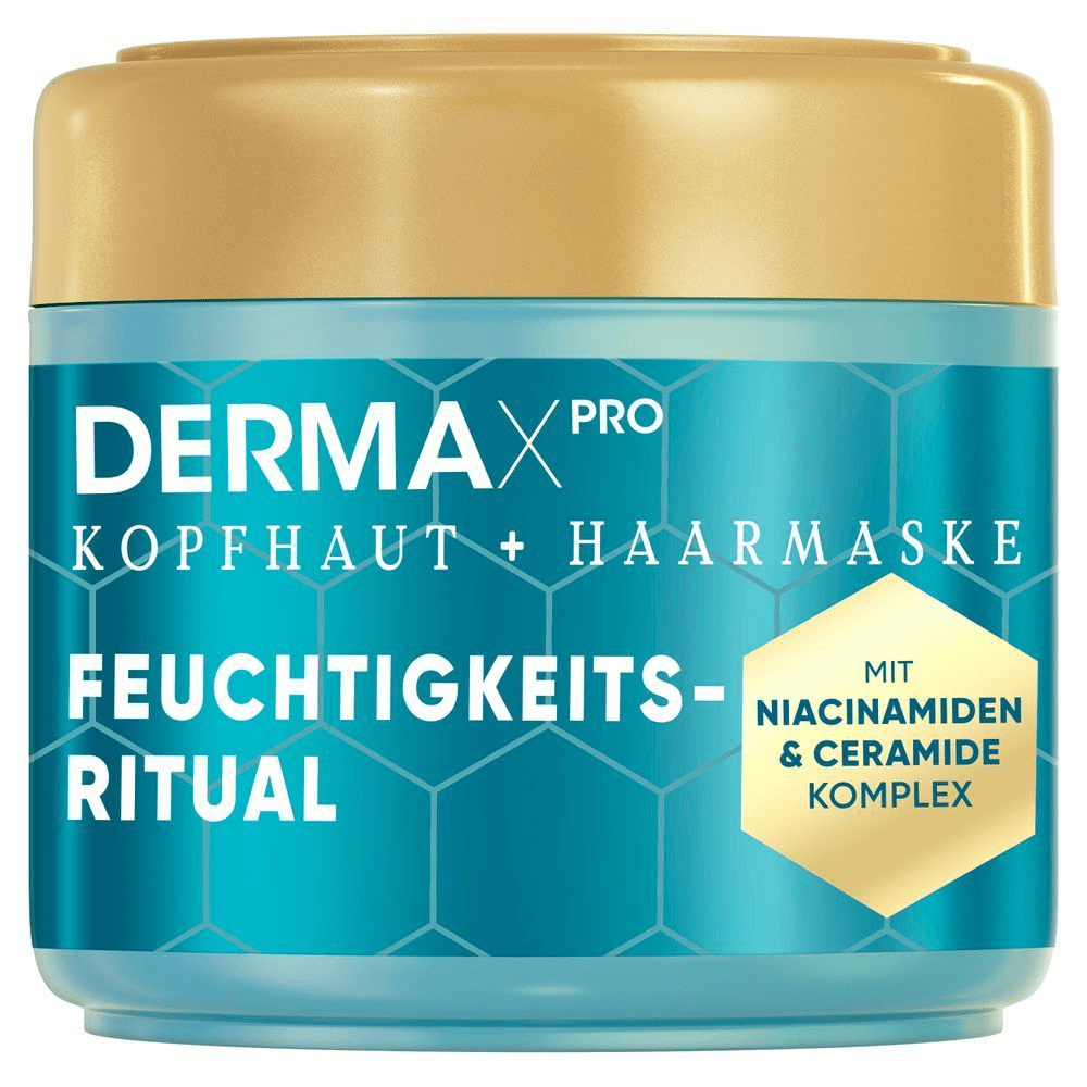 Head & Shoulders DERMAX PRO Kopfhaut + Haarmaske Feuchtigkeits-Ritual mit Niacinamiden & Ceramide Komplex.
