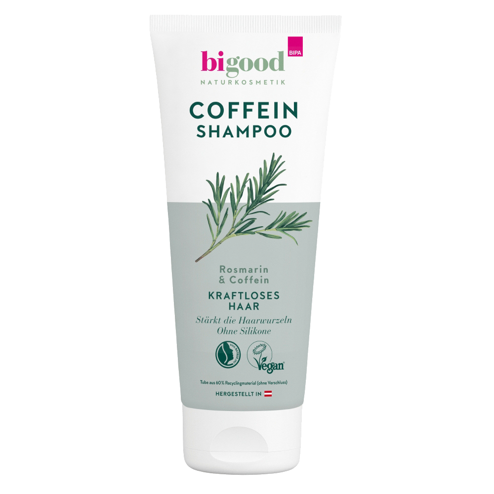 Bild: bi good Coffein Shampoo Rosmarin und Coffein 