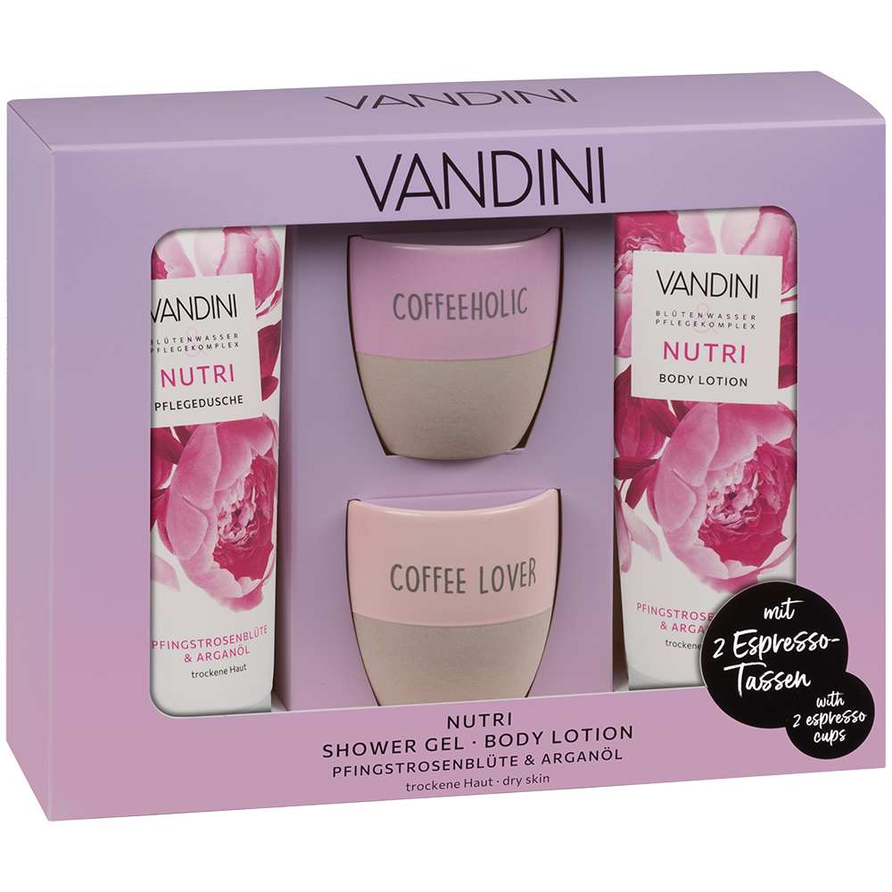 Bild: VANDINI Nutri Geschenkset mit Espressotassen 