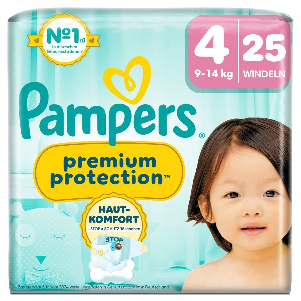 Bild: Pampers Premium Protection Größe 4, 9kg-14kg 