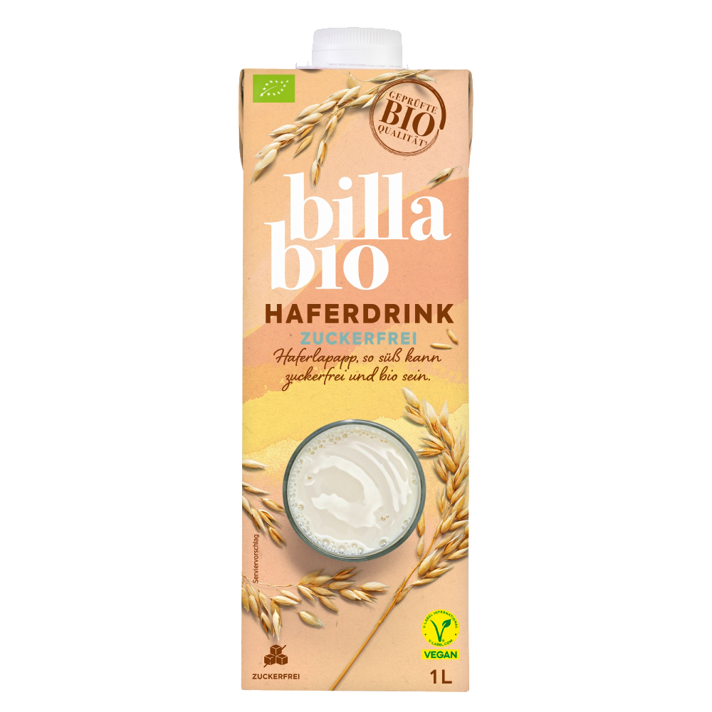 Bild: Billa Bio Hafermilch Zuckerfrei