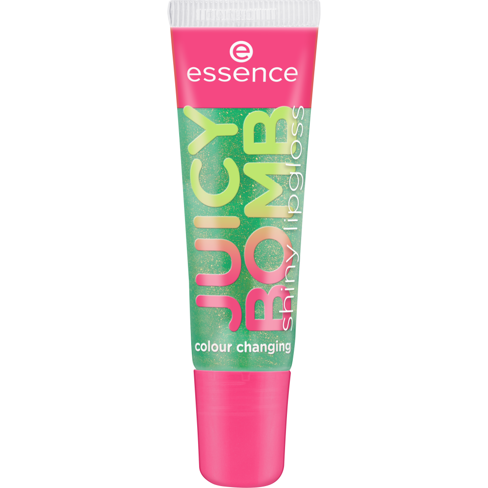 Bild: essence JUICY BOMB shiny lipgloss Glowy Gummy
