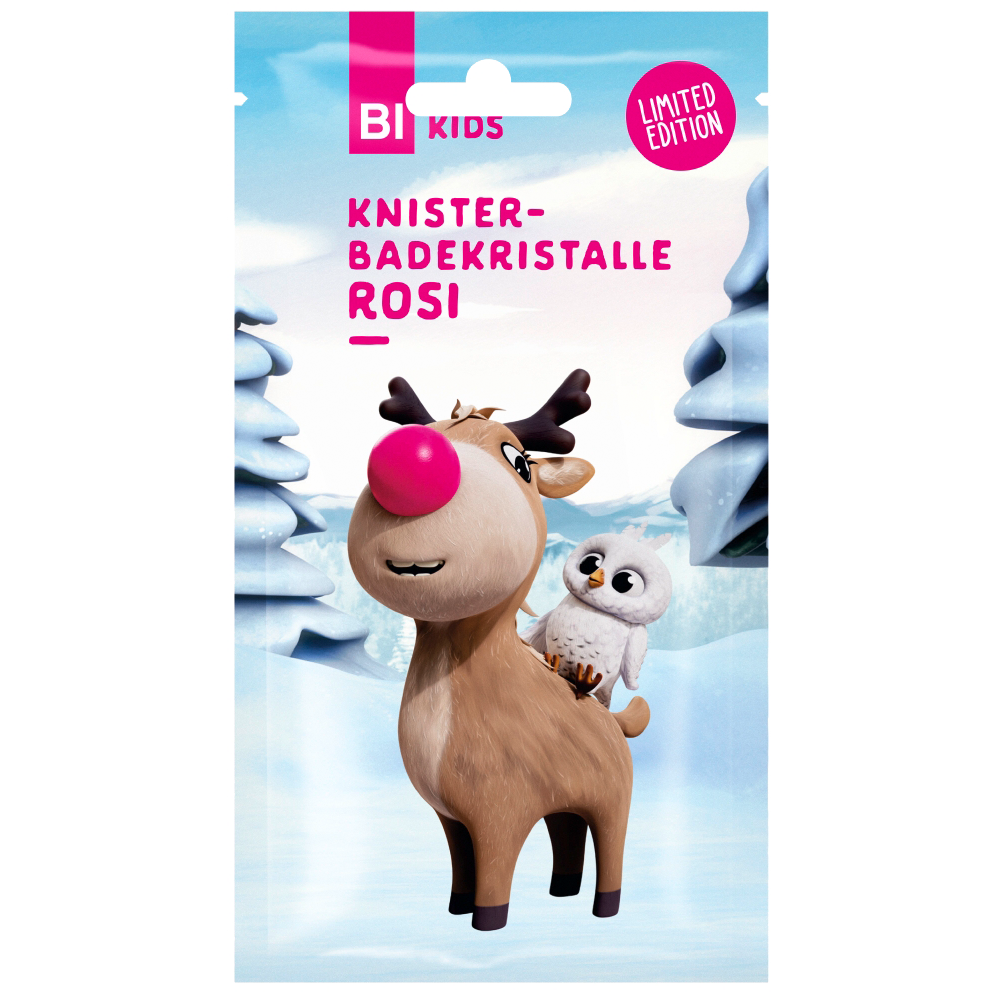 Bild: BI KIDS Knisterbadekristalle Rosi