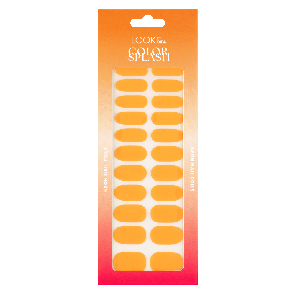 Bild: LOOK BY BIPA Nagelfolien Neon Color Splash Orange 010