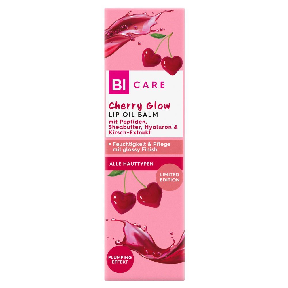Bild: BI CARE Cherry Glow Lip Oil Balm 