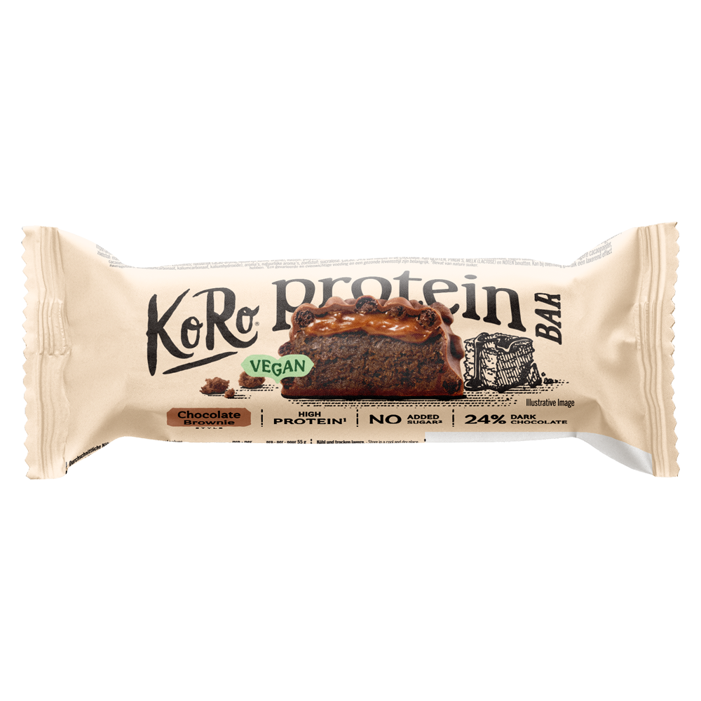 Bild: KoRo Veganer Protein Riegel Brownie 