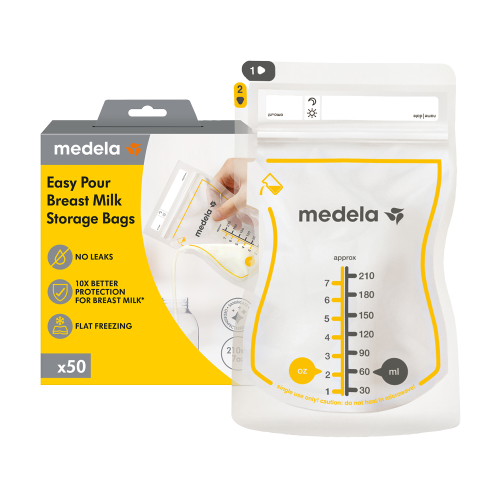 Bild: Medela Easy Pour Muttermilchbeutel 