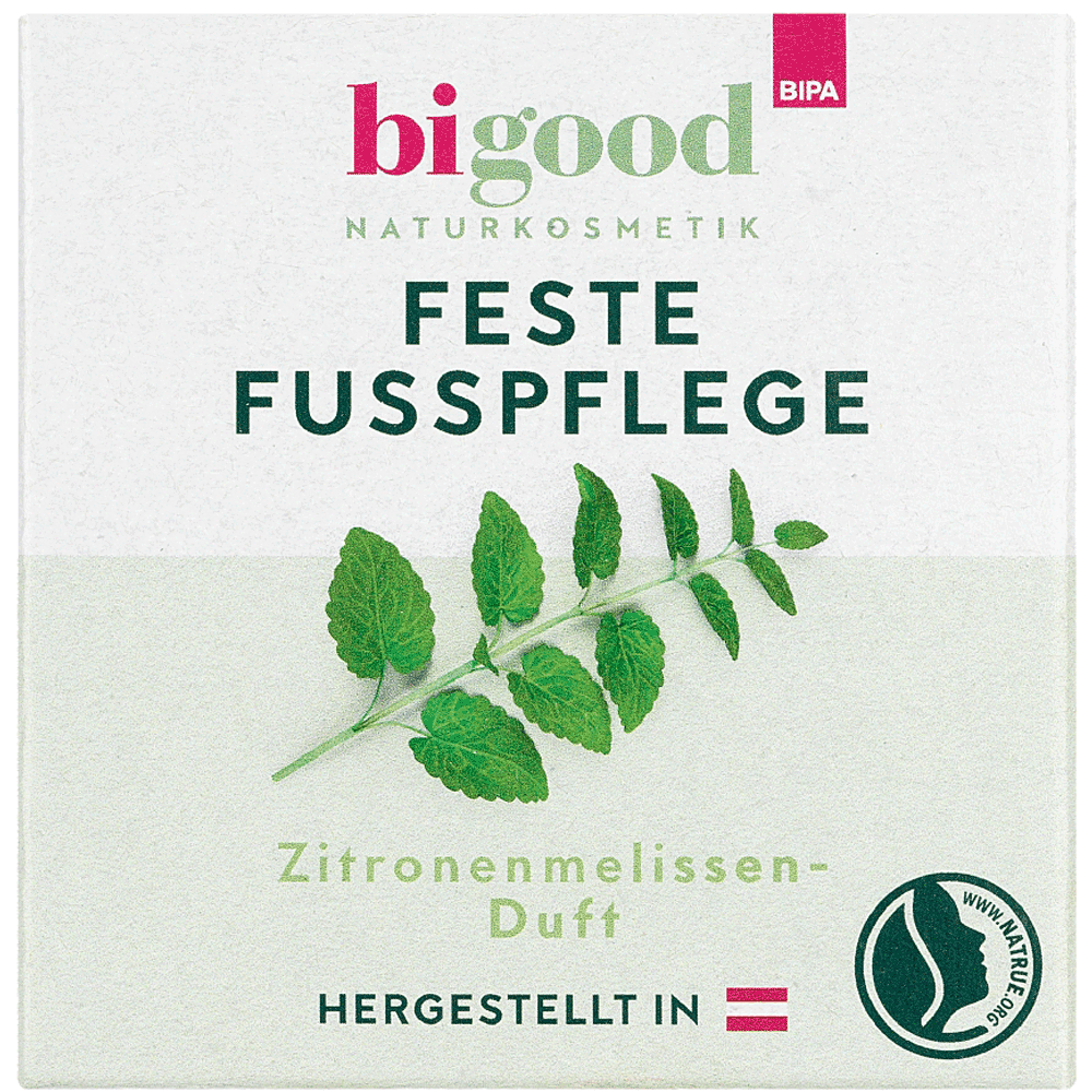 Bild: bi good Feste Fusspflege Zitronenmelisse & Sheabutter
