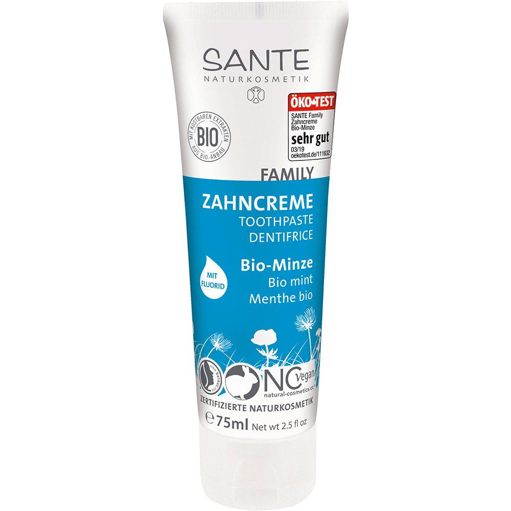 Bild: SANTE Zahnpaste Bio Minze mit Fluorid 