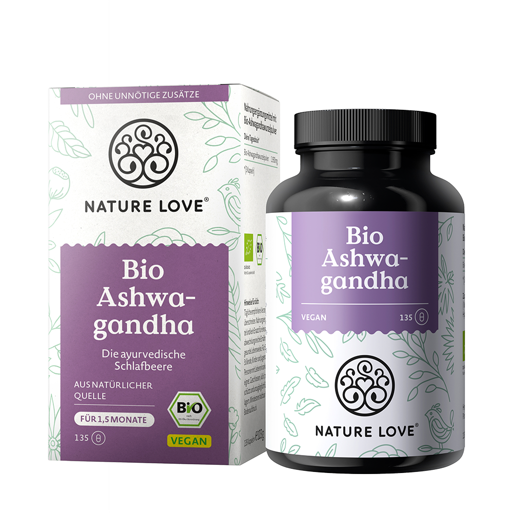 Bild: NATURE LOVE Bio Ashwagandha 