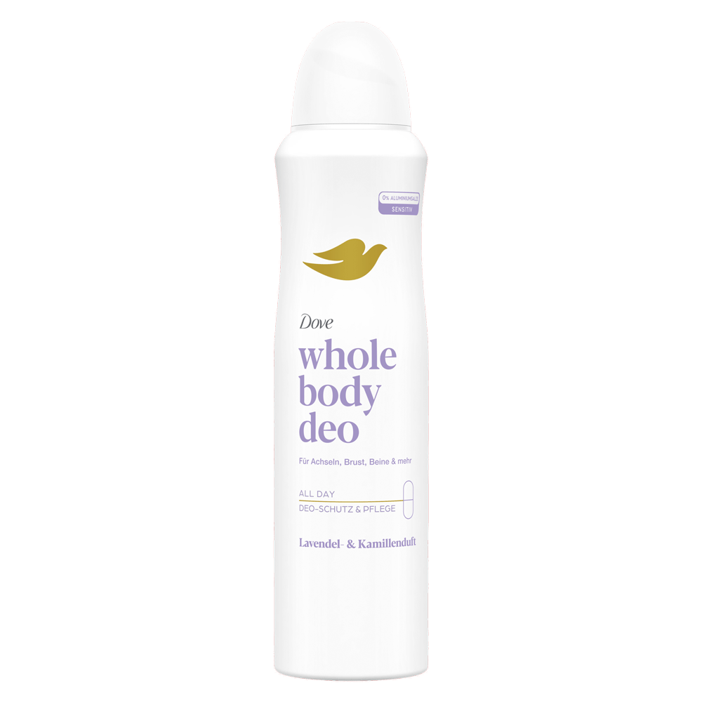Bild: Dove Deo Spray Whole Body Lavendel und Kamillenduft 