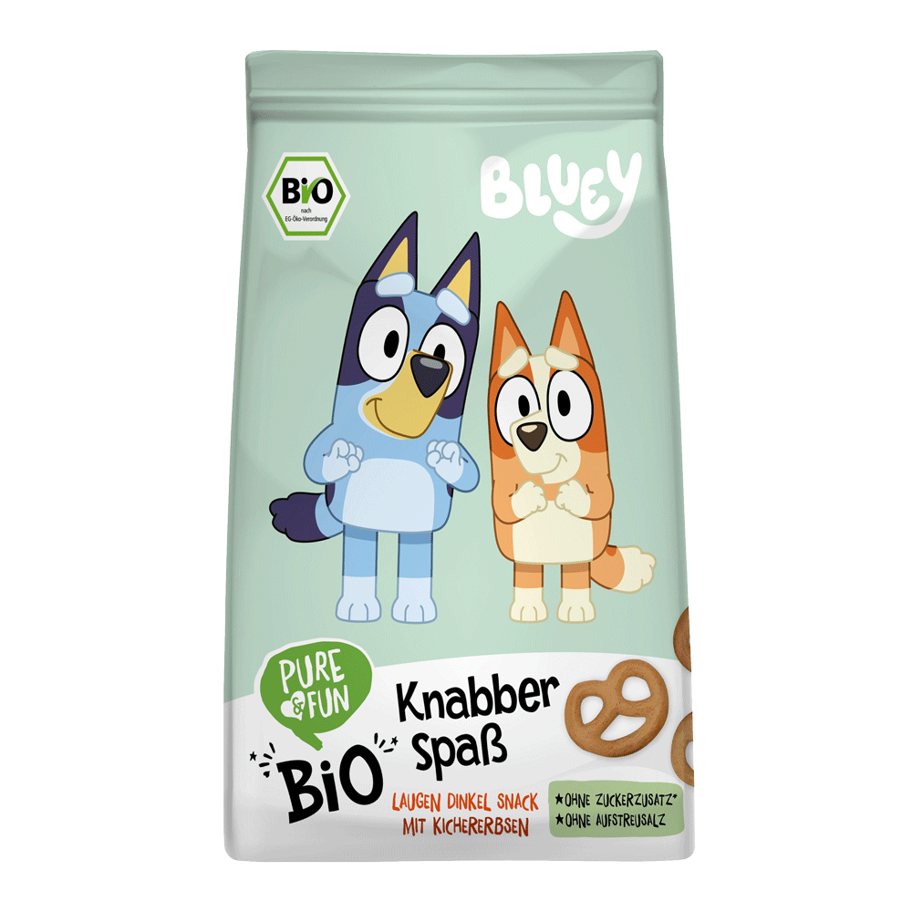 Bild: Pure & Fun Bio Knabber Spaß Laugen Dinkel Snack 