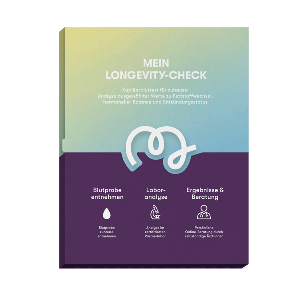 Bild: Mavie Longevity-Check Bluttest 