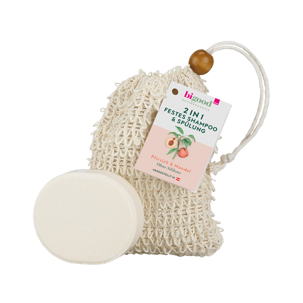 Bild: bi good Festes Shampoo & Spülung 