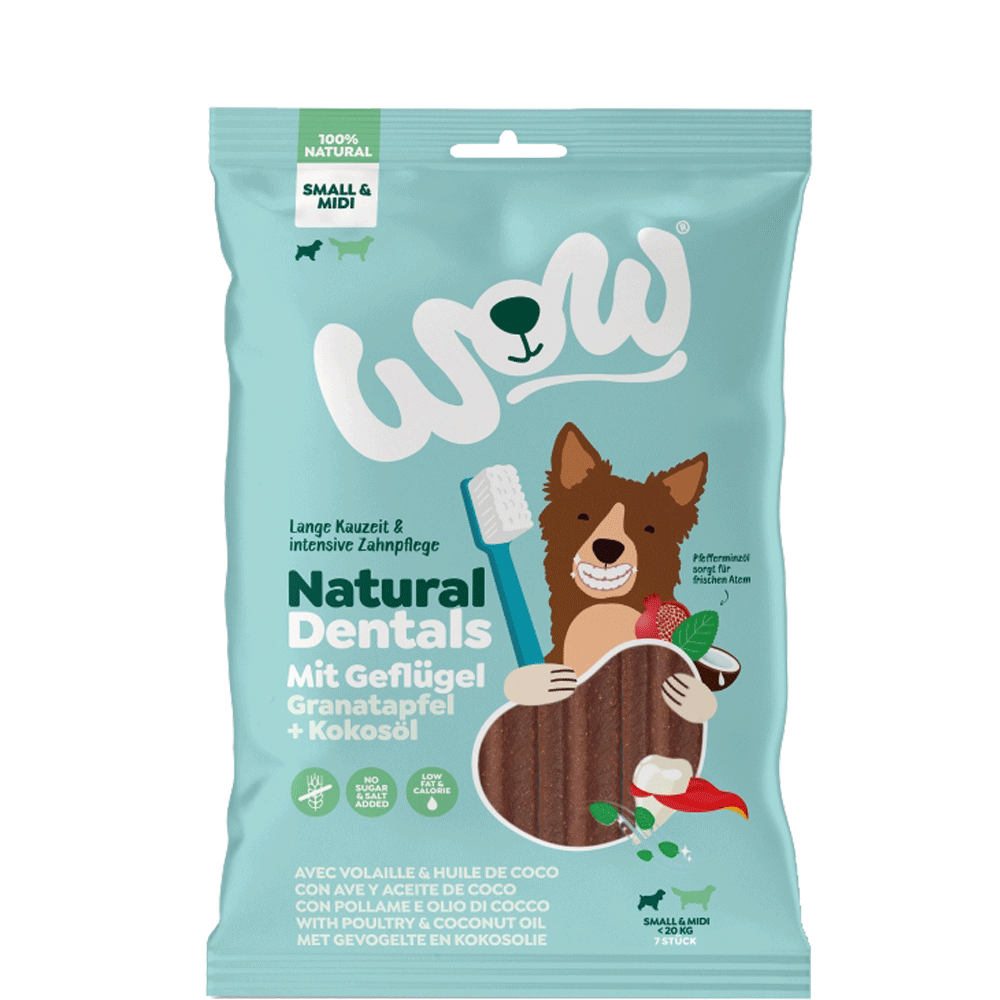 Bild: WOW Natural Dentals mit Geflügel und Granatapfel 
