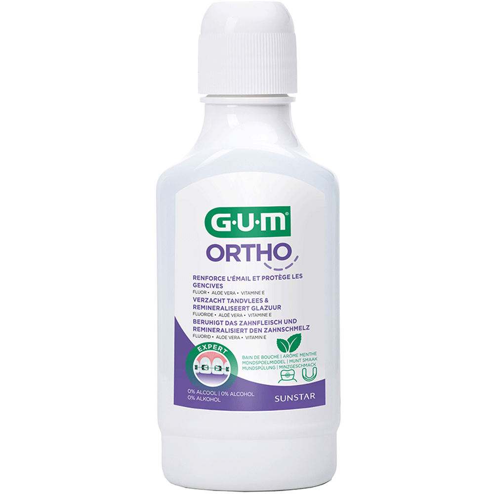 Bild: GUM ORTHO Mundspülung 