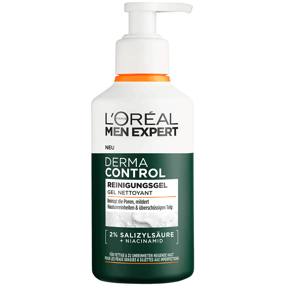 Bild: L'ORÉAL PARIS MEN EXPERT Derma Control Reinigungsgel 