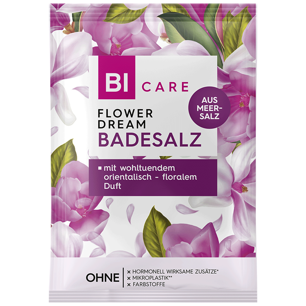 Bild: BI CARE Badesalz Flower Dream