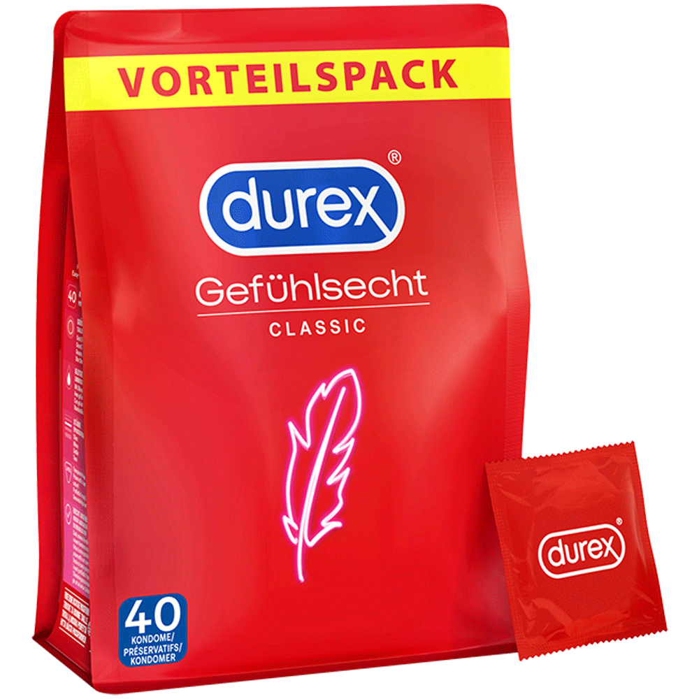 Bild: durex Gefühlsecht - Grosspackung
