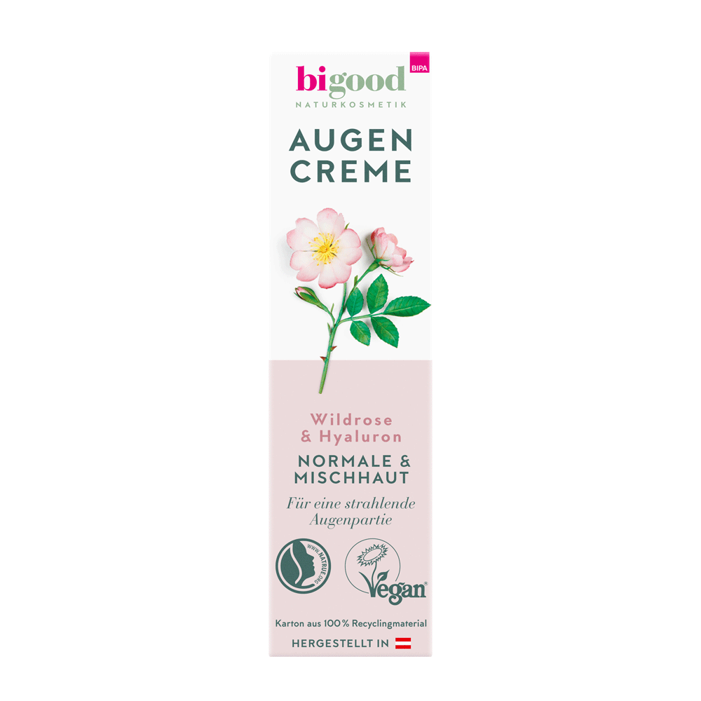 Bild: bi good Augencreme Wildrose & Hylaron