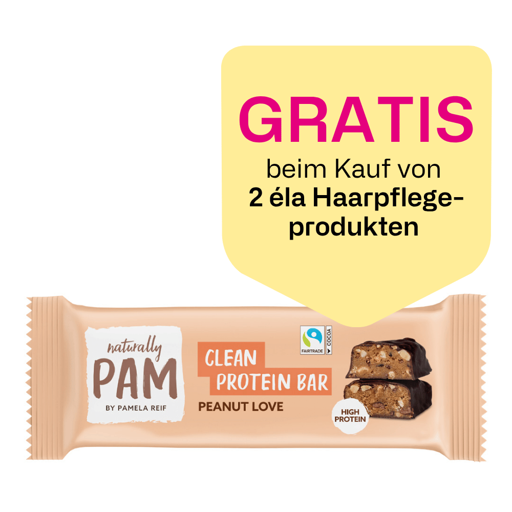 Bild: Naturally PAM by Pamela Reif Clean Protein Bar Peanut Love 