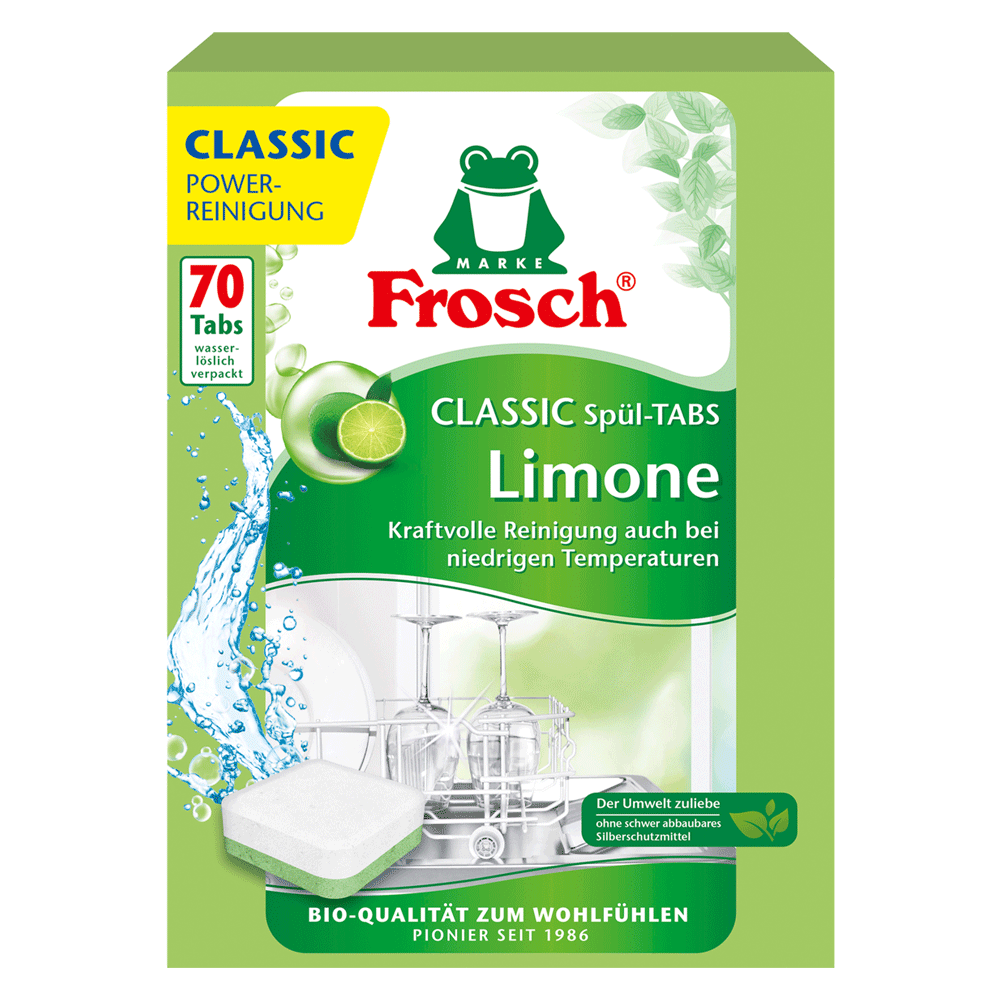 Bild: Frosch Classic Spül Tabs Limone