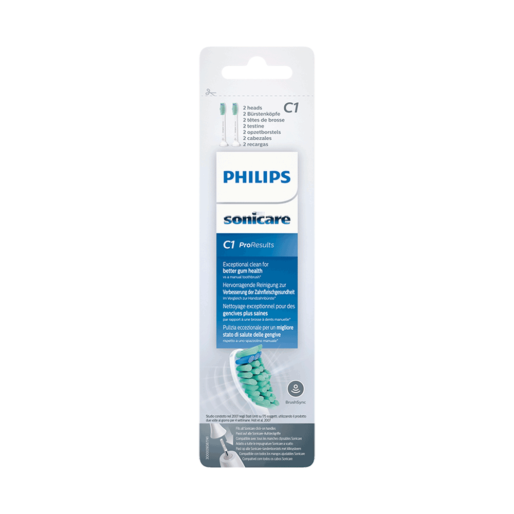 Bild: PHILIPS SONICARE Aufsteckbürsten C1 Pro Results 