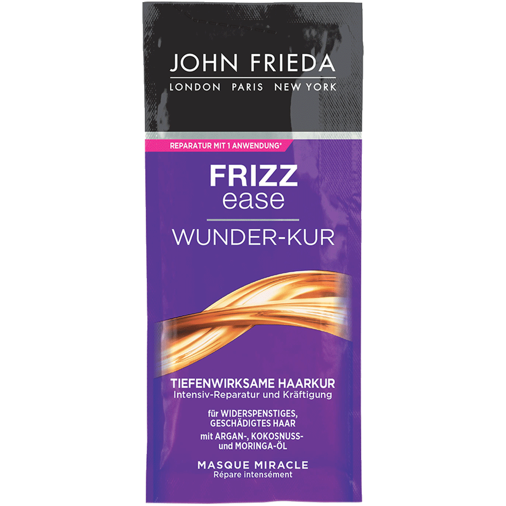 Bild: JOHN FRIEDA FRIZZ EASE Wunderkur Sachet 
