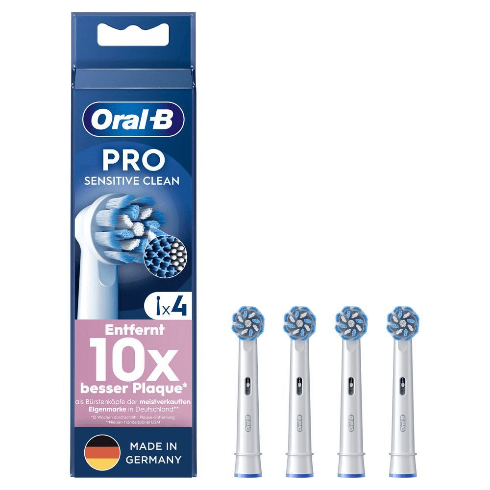 Bild: Oral-B Pro Sensitive Clean Aufsteckbürsten, Weiß 