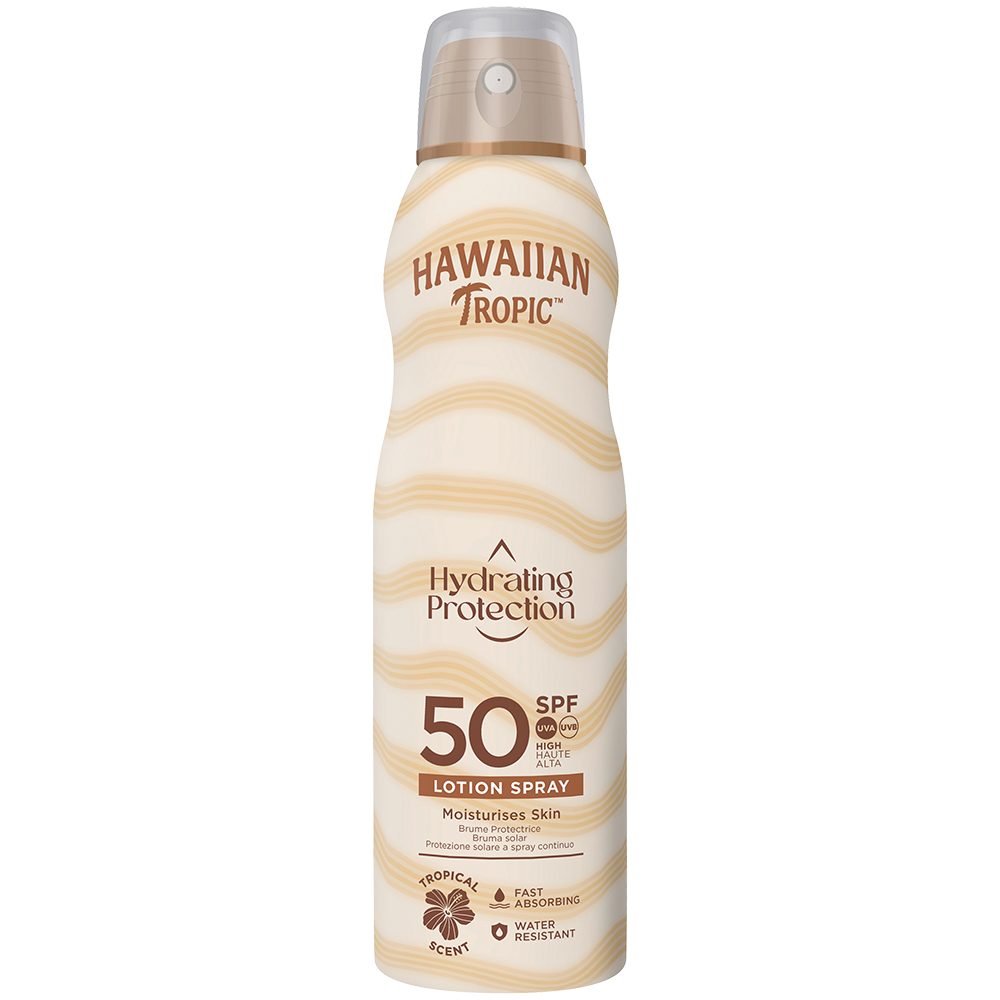 Bild: Hawaiian Tropic Lotion Spray Hydrating Protection LSF 50